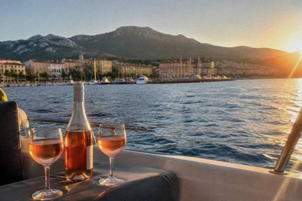 Aperitif Sunset at Sea, Calvi