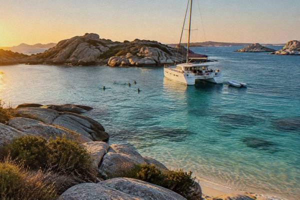 Full-Day Lavezzi Catamaran, Porto-Vecchio