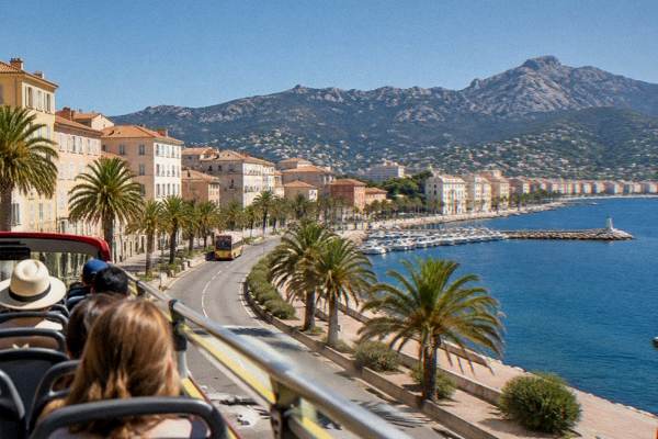 Open-Top Bus, 360° Views, Ajaccio
